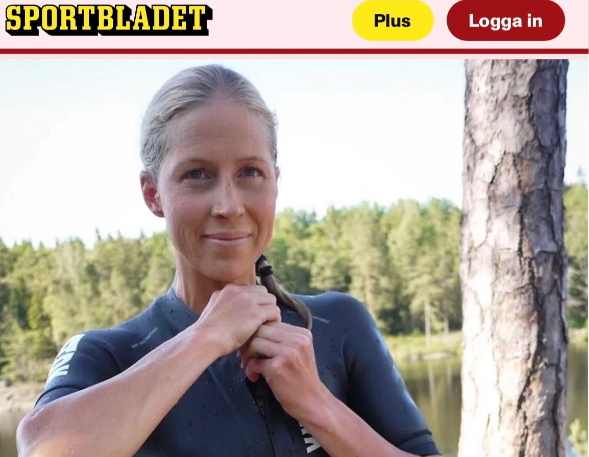 Kristin Larsson preparing for the One Water Race 2024